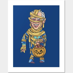 Mummy Joe Biden // Funny Trick or Treat Halloween Posters and Art